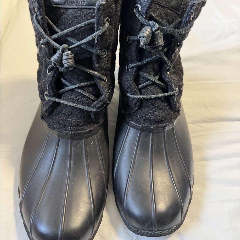 Sperry Black Ankle Boots